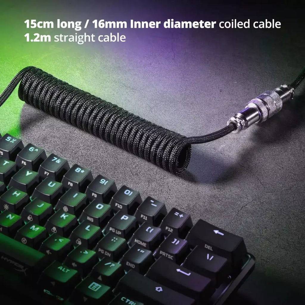 Coiled Cable Keyboard