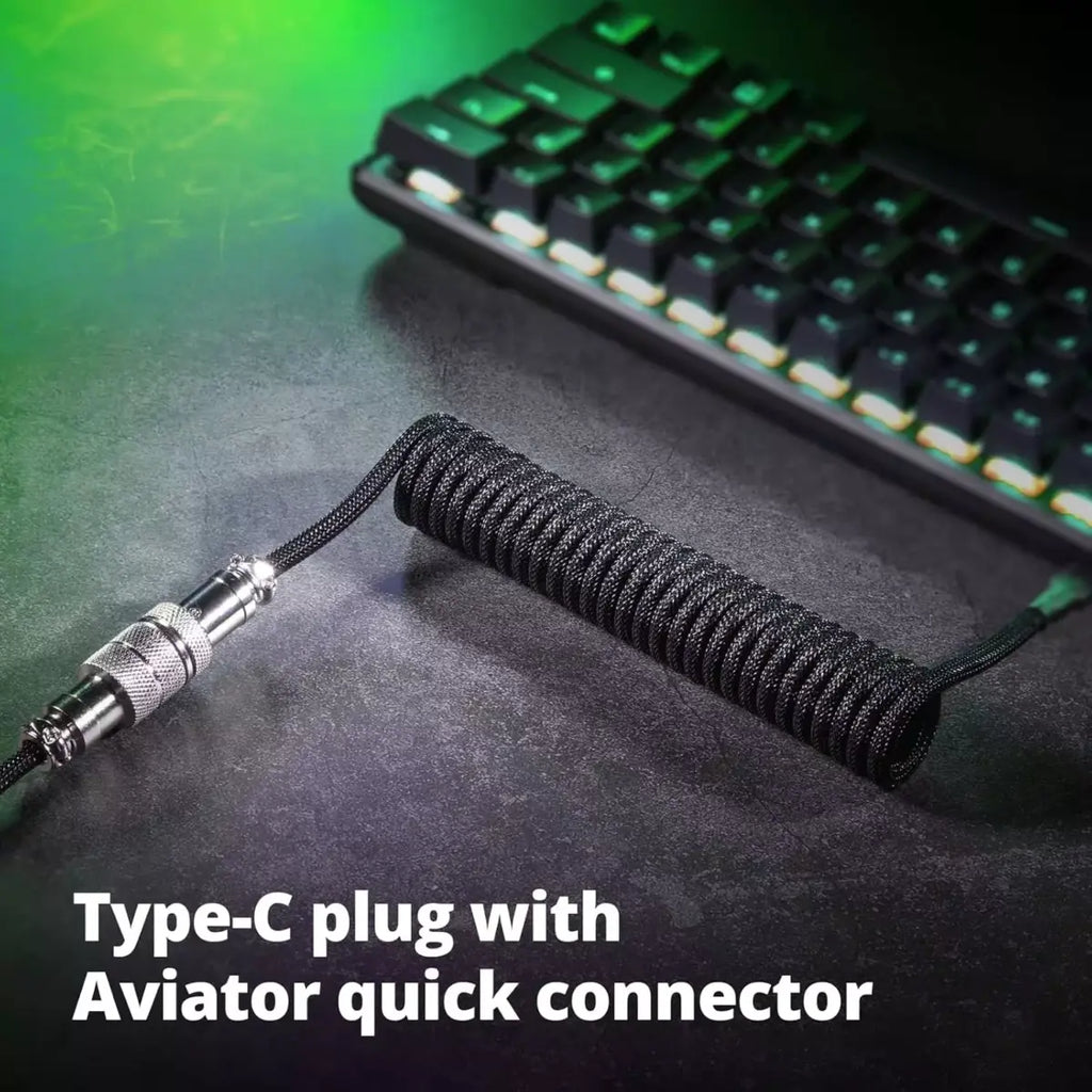 Coiled Cable Keyboard