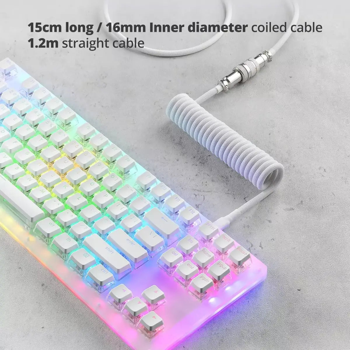 Coiled Cable Keyboard