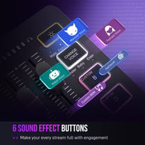 FIFINE AmpliGame SC3 Gaming Audio Mixer with RGB