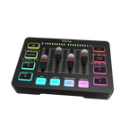 FIFINE AmpliGame SC3 Gaming Audio Mixer with RGB