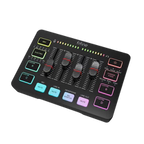 FIFINE AmpliGame SC3 Gaming Audio Mixer with RGB