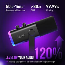 FIFINE AmpliGame AM8 USB/XLR Dynamic Microphone