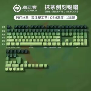 matcha green keycaps