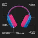 LOGITECH G435 LIGHTSPEED Wireless Gaming Headset - Image 5