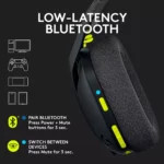 LOGITECH G435 LIGHTSPEED Wireless Gaming Headset - BLACK - Image 2