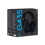 LOGITECH G435 LIGHTSPEED Wireless Gaming Headset - BLACK - Image 9